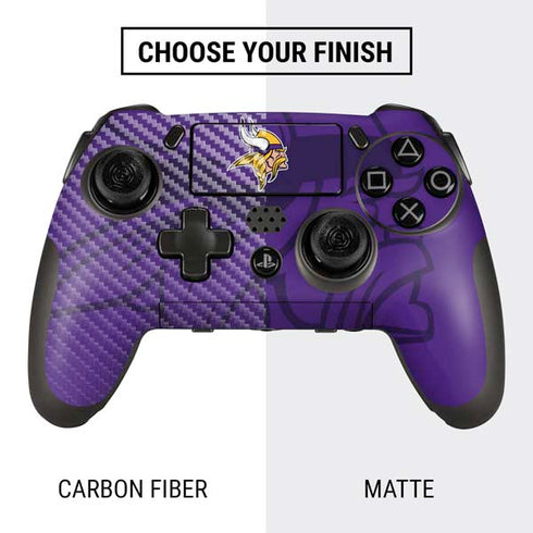 NFL Minnesota Vikings Double Vision PlayStation Scuf Vantage 2 Controller Skin